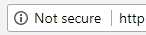 Non-Secure website
